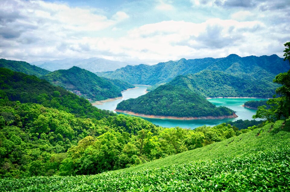 Panoramic mountain