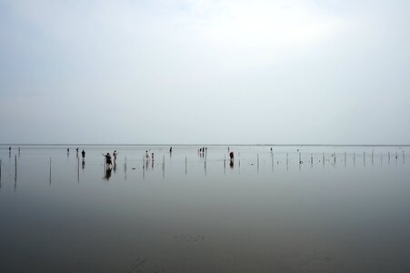 Reflection sea photo