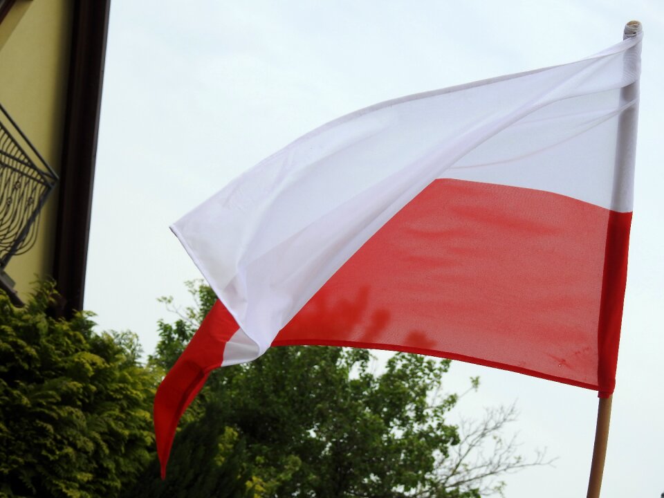 Polish flag picnic flag day