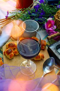 Healthy color wine