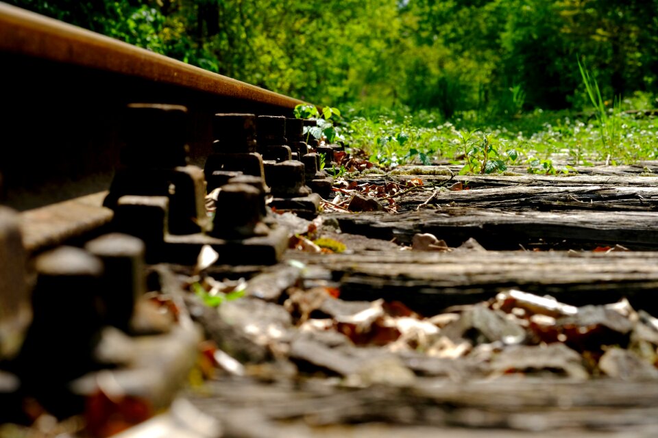 Track train rail traffic photo