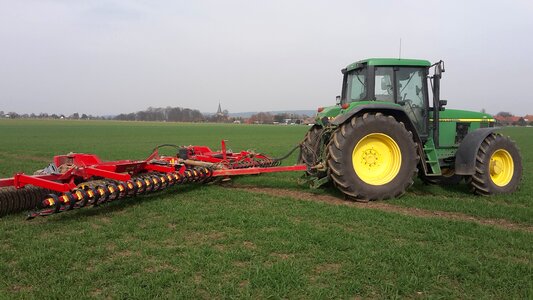 Agriculture field machine photo