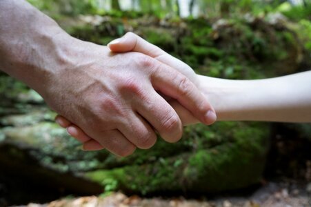 Hand shake hand Free photos