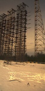Pripyat nuclear power duga complex photo