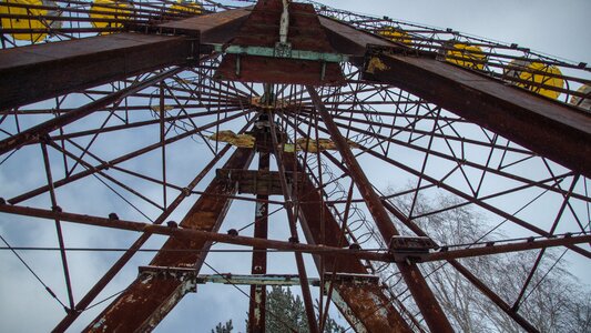 Theme park fairground ukraine photo