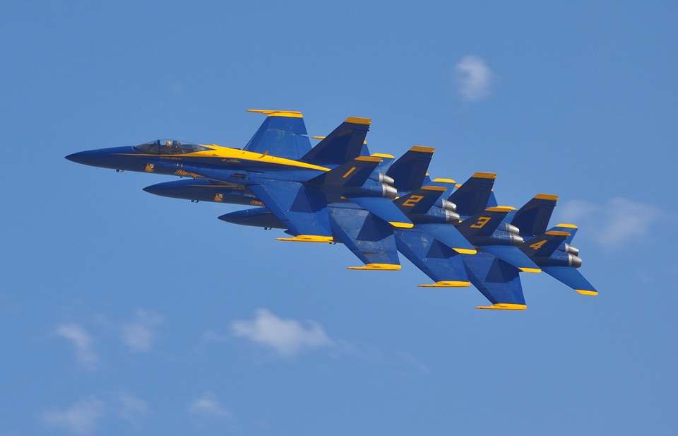 Flight aircraft flying