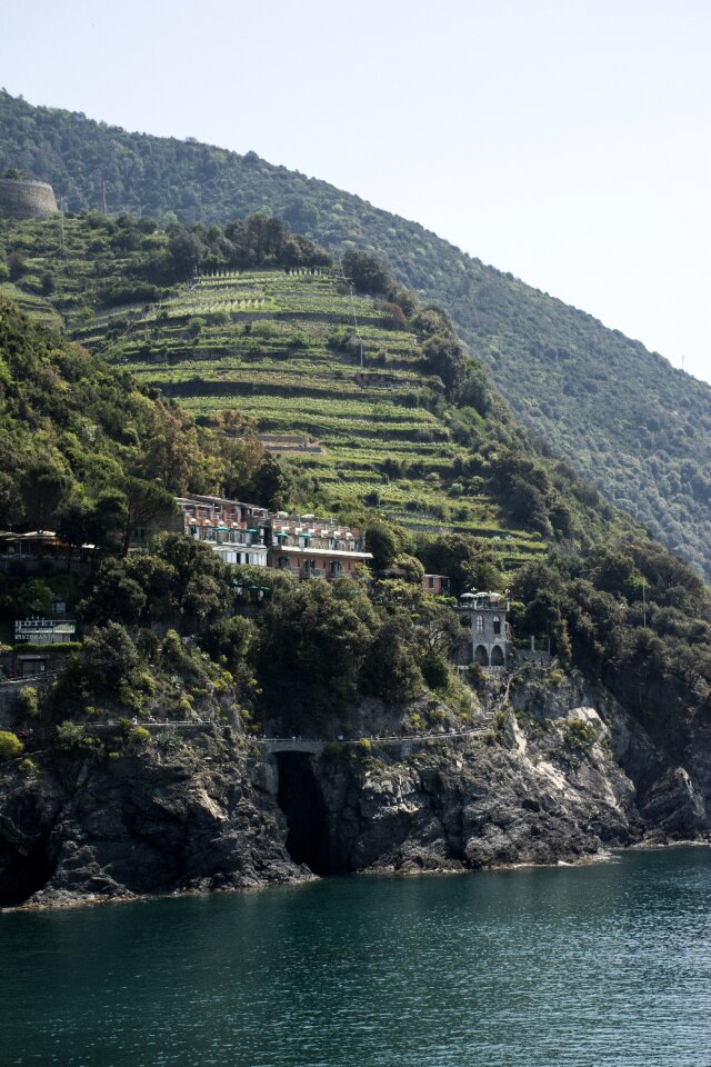 Landscape seashore cinque terre