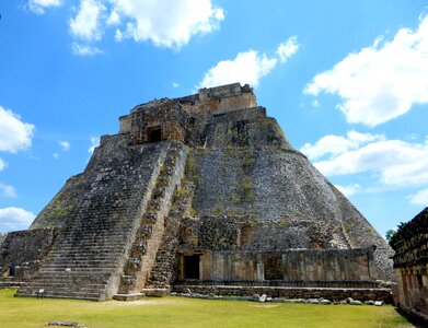 Architecture atzec ancient ruins photo