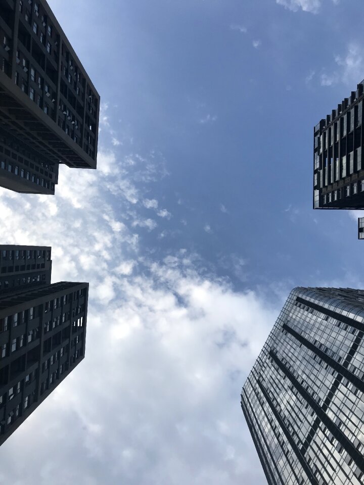 Skyscraper building commercial