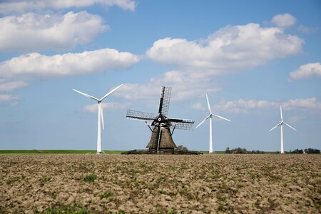 Energy ability old windmill