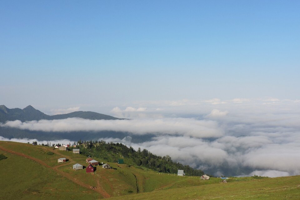 Travel landscape panoramic photo