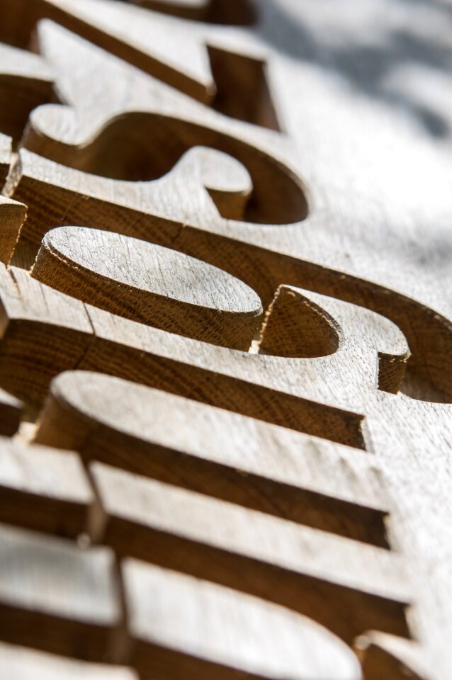 Background font milled