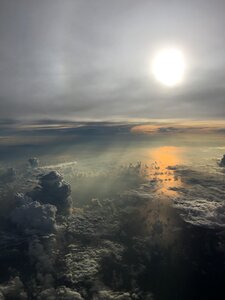 Sky dawn clouds photo