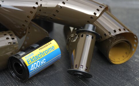 Negative movie film roll film
