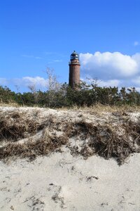 Lighthouse baltic sea darss photo