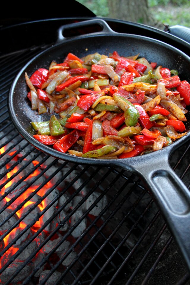 Hot pan mexican food