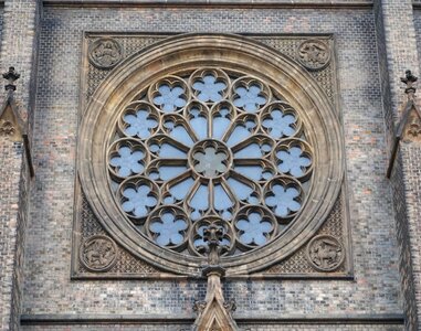 Church architecture rosette photo