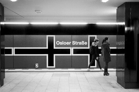 Berlin subway system trains photo