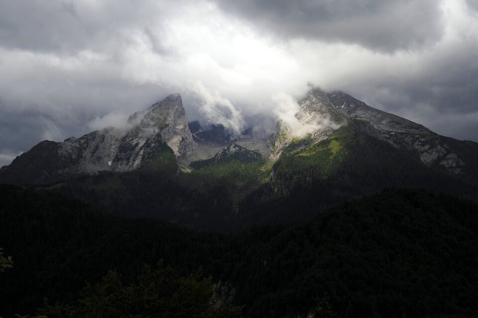 Nature sky the alps