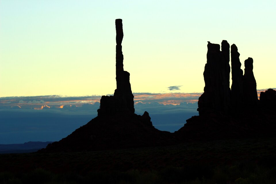 Landscape sky monument valley