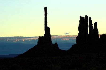 Landscape sky monument valley