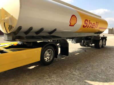Toy truck oil