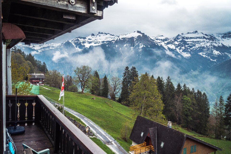 Snow panoramic switserland