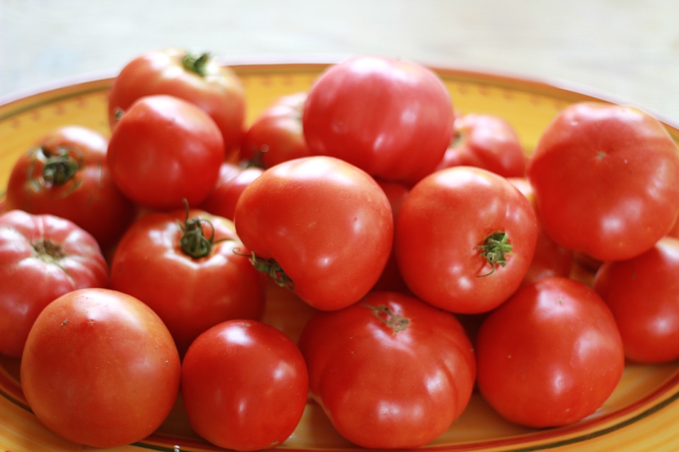 Red fresh vegetarian