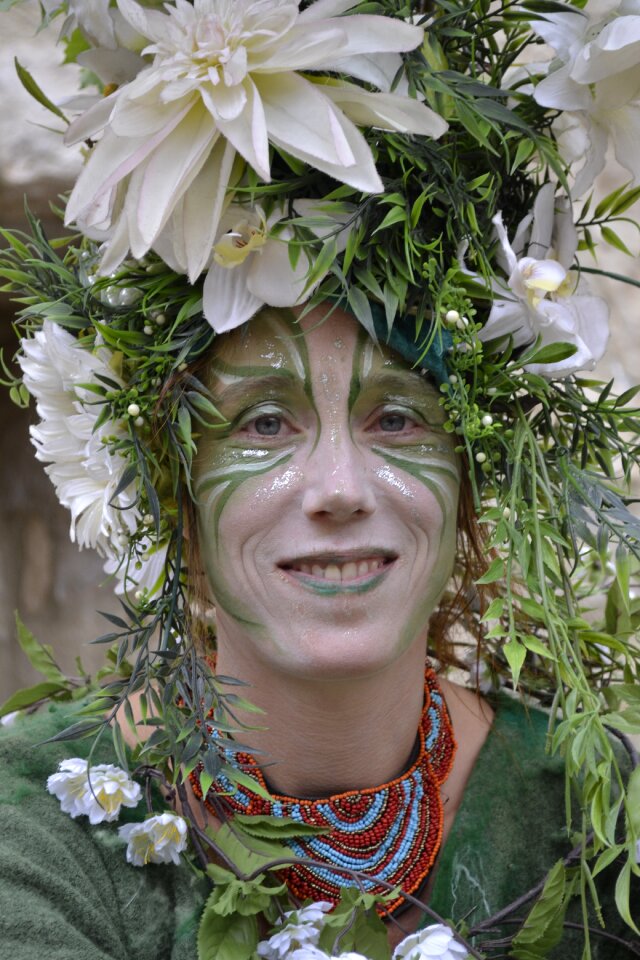 Color green forest fairy