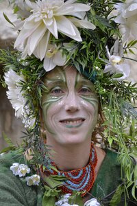 Color green forest fairy
