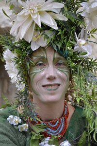 Color green forest fairy photo