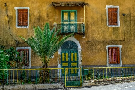 Old building facade