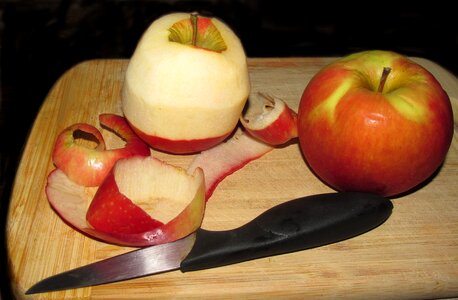 Healthy cutting board kitchen photo