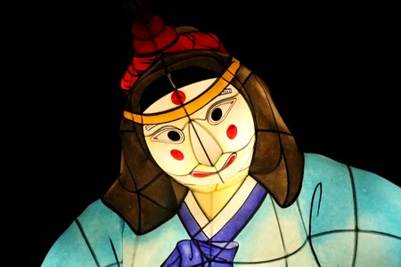 Traditional festival isometric article