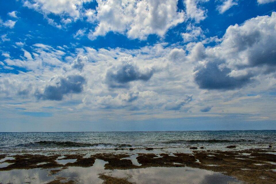 Clouds horizon coast