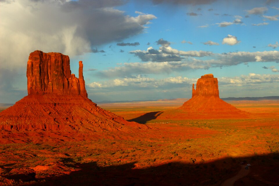 Geology landscape monument valley
