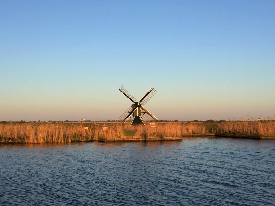 Landscape sky ijsselmeer