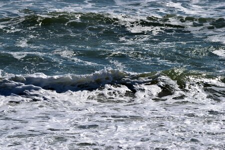 Ocean surf foam photo
