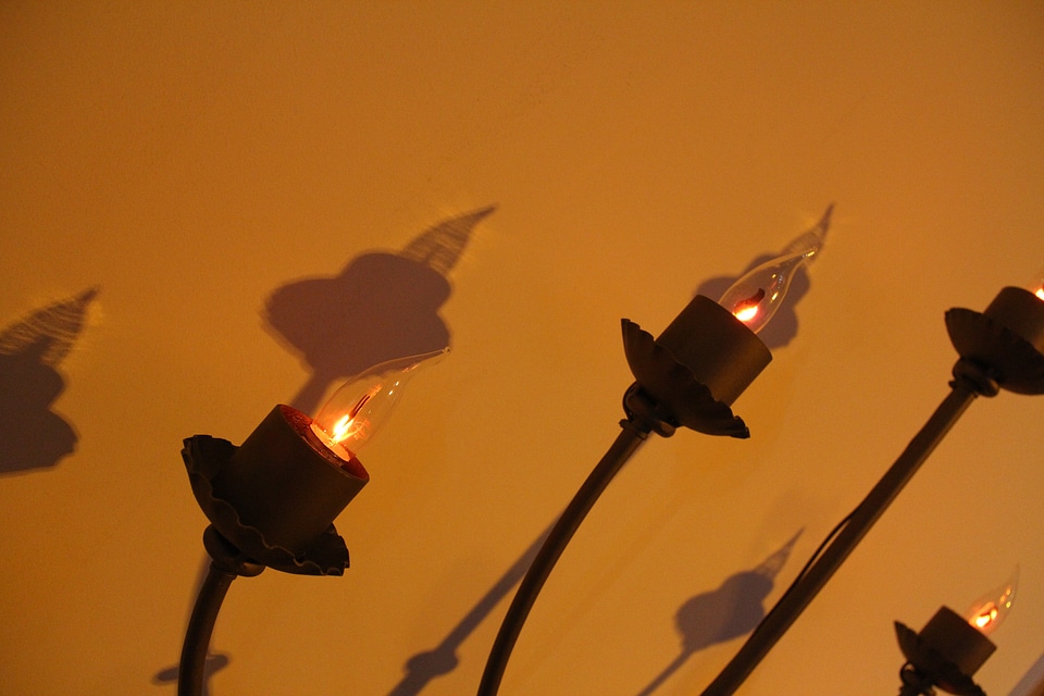 Light lamp candleholder