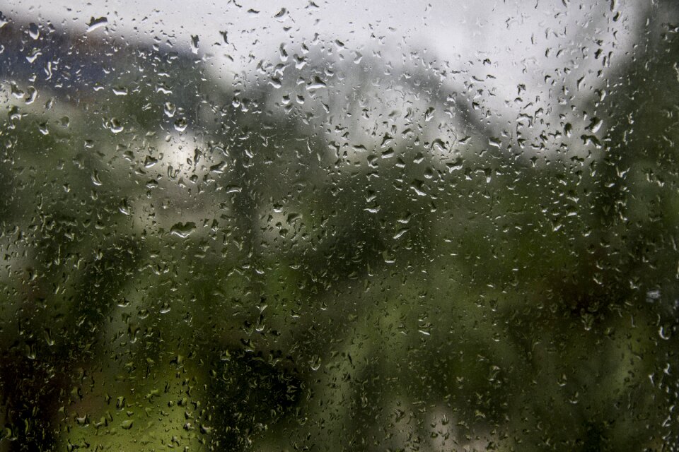 Rain texture window