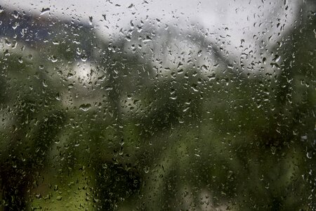 Rain texture window photo