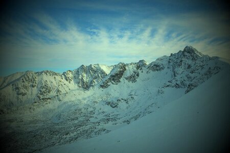 Tatry clouds landscape photo