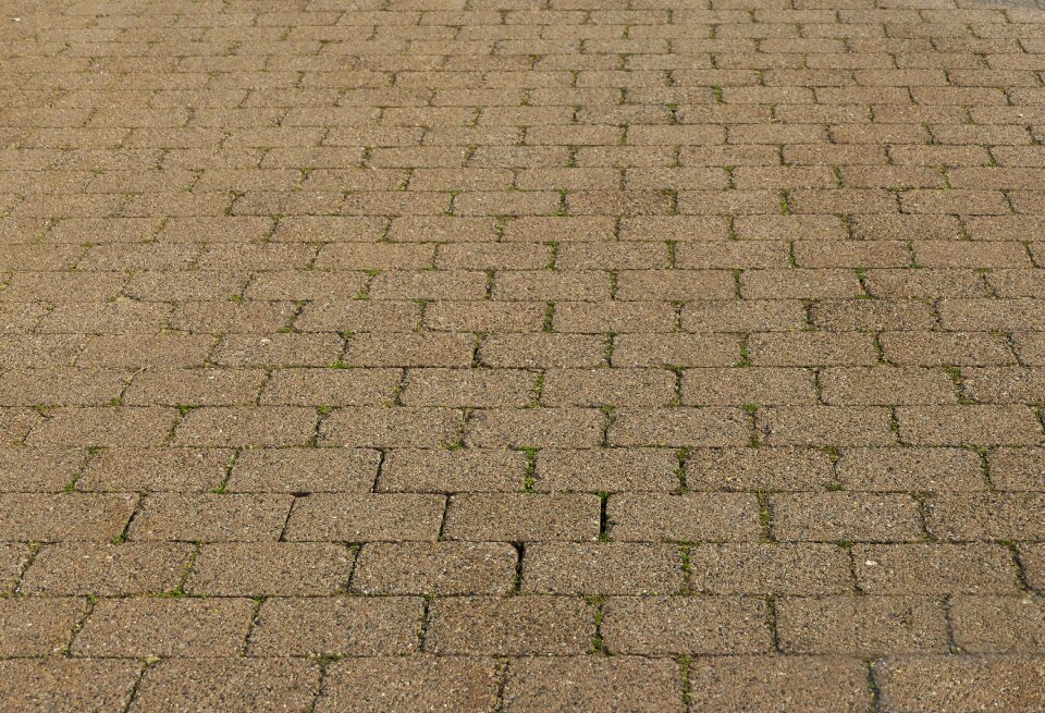 Concrete blocks composite stones paved