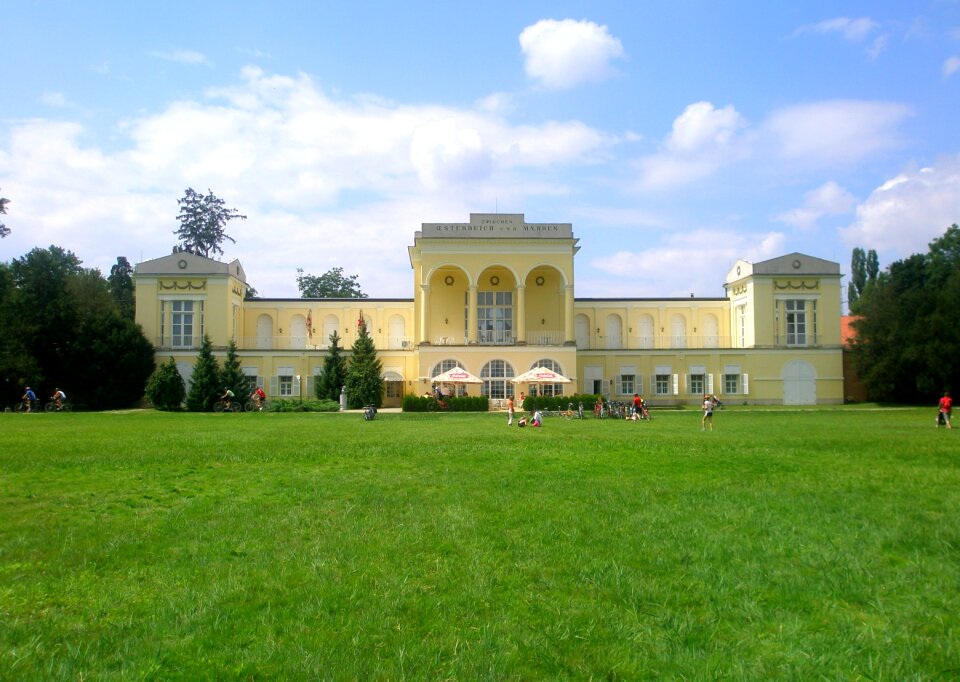 Castle lednice- valtice summer photo