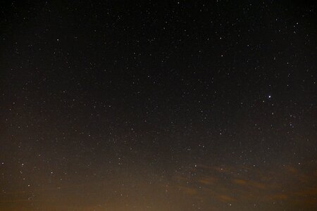 The sky stars dark