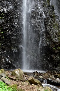 Waterfall water flow