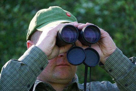 Binoculars optics distant view
