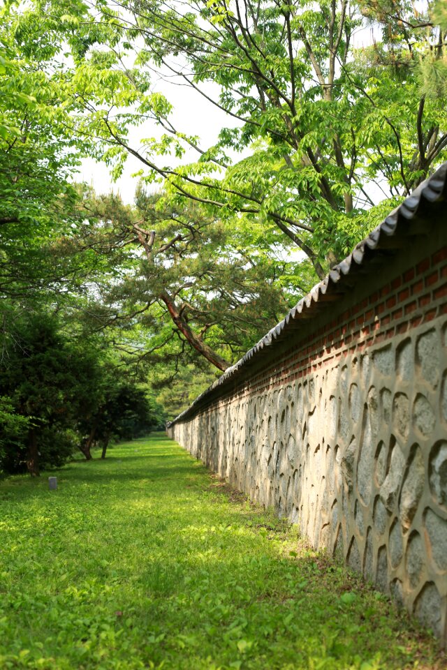 Stone wall background fence