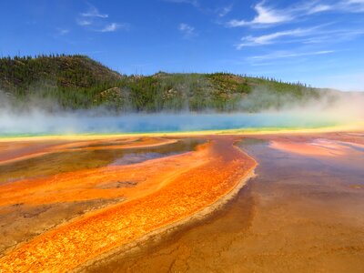 Sky yellowstone national park usa
