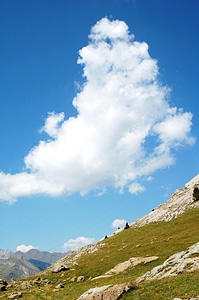 Mountains landscape cloud photo